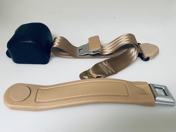 3-Point Retractable Shoulder Harness GM Starburst Style Seatbelt