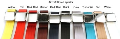Aircraft Lap Belts 74"
