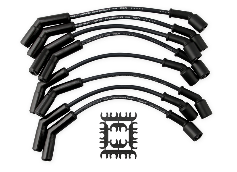 若者の大愛商品 Extreme - Set Wire Plug Spark 9000 8.1L  Ton 1 & 01-04-3/4 Ceramic-Chevy/GM Black 化粧水・ローション・トナー