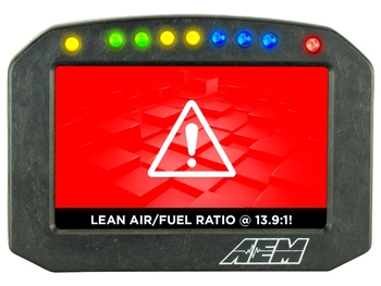 AEM CD-5FG Carbon GPS-Enabled Flat Panel Digital Dash Display