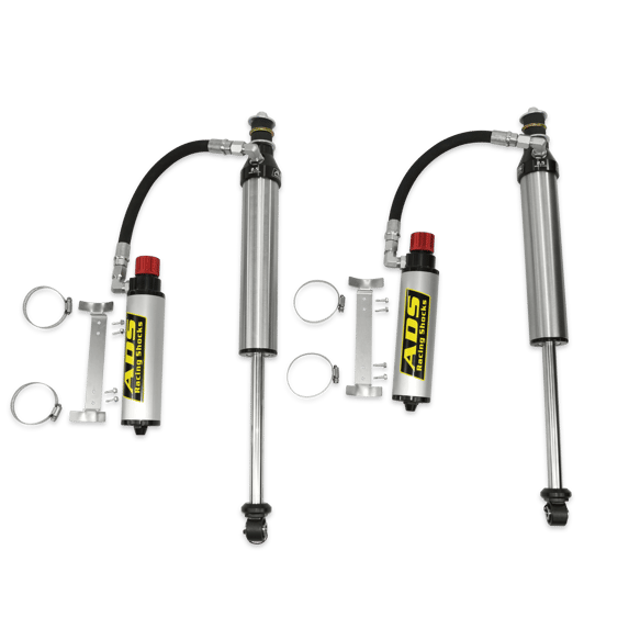 ADS Direct Fit 2.5" Adjustable Piggyback Race Shocks - Rear 2017-2022 Chevrolet Colorado/GMC Canyon ZR2 - 2.5 in. Shocks - 0-2 in. Lift - Piggyback Reservoir - Compression Adjuster - Replacement Rear Spring