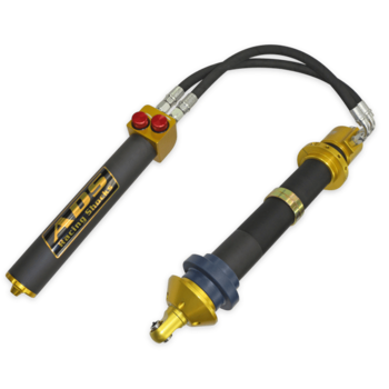 ADS Race Multi Bypass Ring Coilover 3.0 in. x 10 in. Multi Bypass Ring Coilover Remote 4 Way Adjustable Recirculating Reservoir