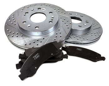 BAER BRAKES CLAW ROTOR & PAD. REAR, 97-06 WRANGLER