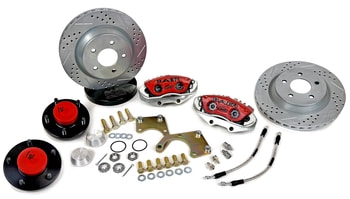 Baer Brakes 13 in. Classic Series Front Brake Kit, Fits 79-93 Ford Mustang with OE V8 Spindles Only, 5 Lug