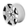 Carroll Shelby Wheels CS45 - 20 x 9 in. - 12mm Offset - Chrome Powder w/ Black