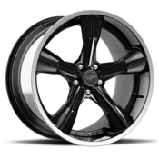 Carroll Shelby Wheels CS11 - 20 x 11 in. - 50mm Offset - Gloss Black - REAR