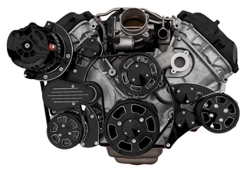 Black Diamond Ford Coyote 5.0L All Inclusive Compact Wraptor Serpentine System