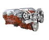 Chevy 348 & 409 All Inclusive Wraptor Serpentine System - Polished Finishes