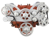 Chevy 348 & 409 All Inclusive Wraptor Serpentine System - Polished Finishes