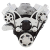 Polished Finish Big Block Chevy Gen VI All Inclusive Wraptor Serpentine System - Electric Water Pump