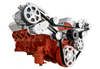 Polished Finish Big Block Chevy Gen VI All Inclusive Wide Mount Wraptor Serpentine System - Electric Water Pump