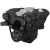 Stealth Black Big Block Chevy Gen VI All Inclusive Wraptor Serpentine System - Electric Water Pump