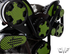 Small Block Chevy All Inclusive Wraptor Serpentine System - Stealth Black Carbon Fiber