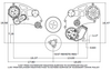 Stealth Black Big Block Chevy Gen VI All Inclusive Wide Mount Wraptor Serpentine System