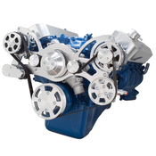 Big Block Ford 429-460 All Inclusive Wraptor Serpentine System - Polished Finishes