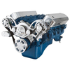 Big Block Ford 429-460 All Inclusive Wraptor Serpentine System - Polished Finishes