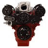 Chevy LS All Inclusive Mid-Mount Wraptor System - Black Diamond