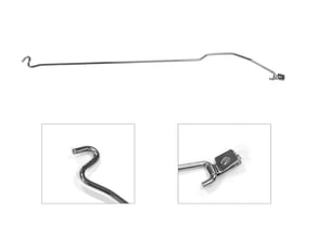 05-09 HOOD PROP ROD STAINLESS