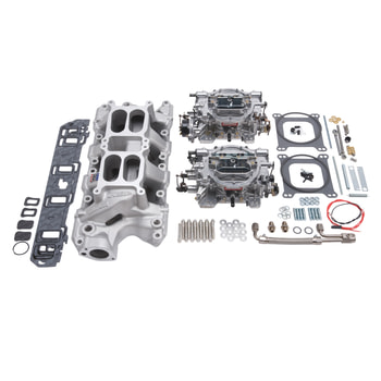 RPM Dual-Quad RPM Air-Gap manifold and carb Kit for Small-Block Ford 289-302