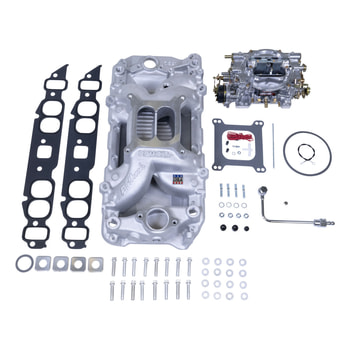 Single-Quad RPM Air-Gap Manifold and Carb Kit for Big-Block Chevy Oval Port