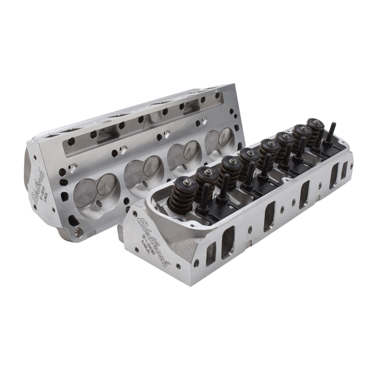 Small-Block Ford E-205 Cylinder Head w/ Flat Tappet Camshaft