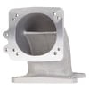 Throttle Body Intake Elbow #3849 High Flow, 90mm Opening, Satin Finish