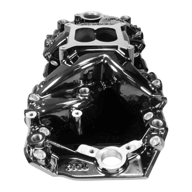 RPM Air-Gap Big Block Chevy 2-R Intake Manifold, Black Plasma Finish