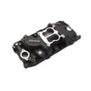 Performer 2-O Intake Manifold for 1965-90 Big-Block Chevy, Black Finish