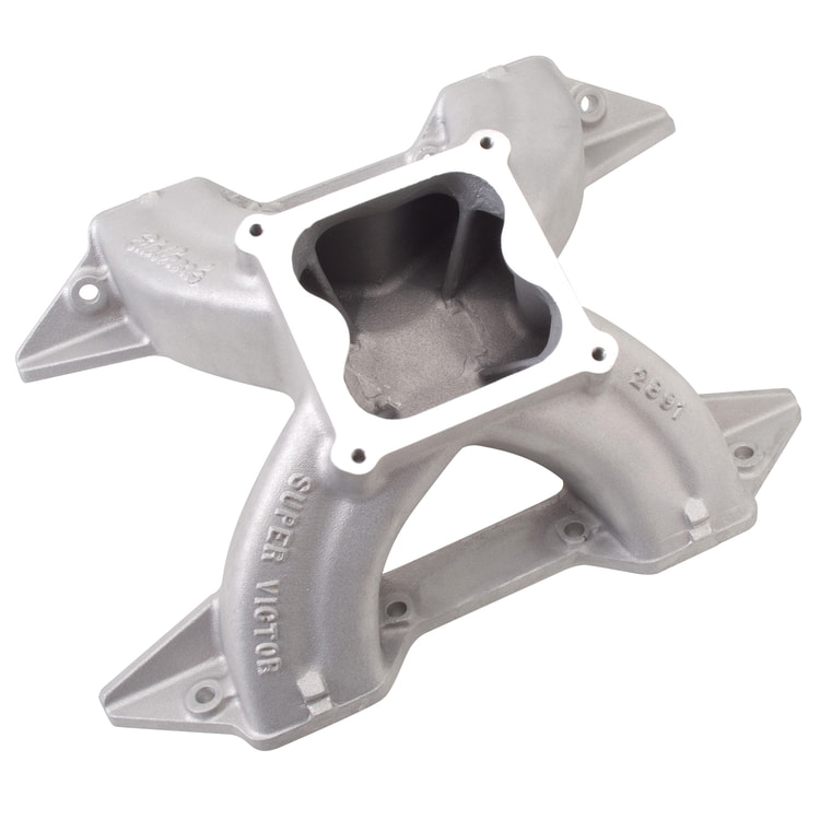 Super Victor Chrysler 440 Max Wedge Intake Manifold for 4500 Series Carb