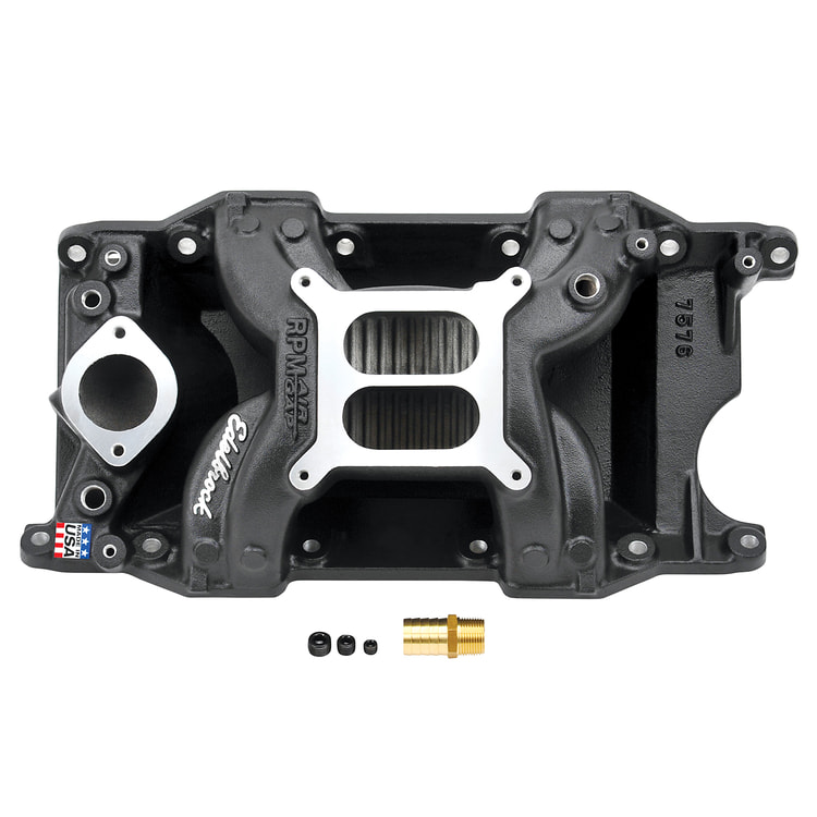 RPM Air-Gap Small Block Chrysler Black Intake Manifold