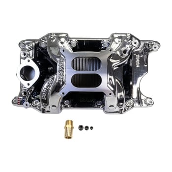 RPM Air-Gap Small Block Chrysler Intake Manifold - Chrome Plasma