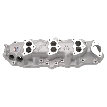 riple Deuce Intake Manifold for 1949-53 Ford Flathead, Satin Finish