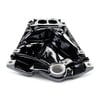 Edelbrock Perf EPS Manifold for Small-Block Chevy Vortec, Black Plasma Finish