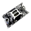 Edelbrock RPM Air-Gap Manifold for Small-Block Chevy Vortec, Chrome Plasma