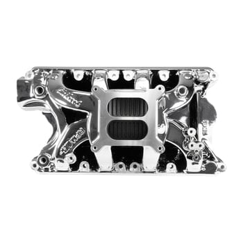 RPM Air-Gap Small Block Ford 351W Intake Manifold, Chrome Plasma Finish
