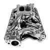 RPM Air-Gap Small Block Ford 351W Intake Manifold, Chrome Plasma Finish