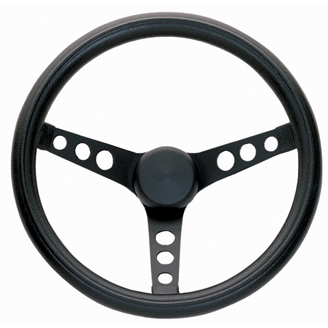 Classic Series Foam Steering Wheel Black Grip 11.5 Inch