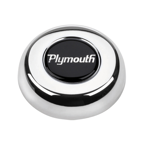 5694 PLYMOUTH CHROME HORN BUTTON