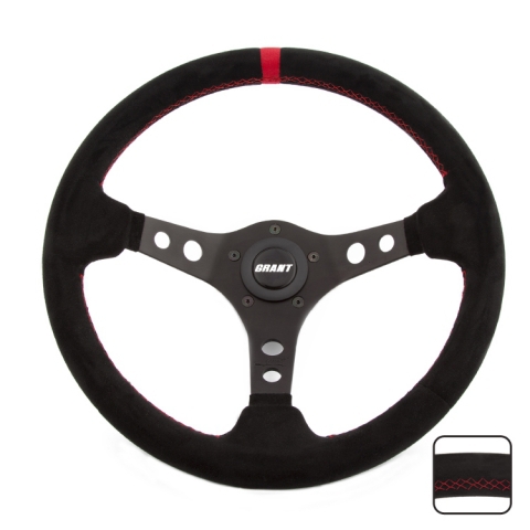 695Grant Products Suede Series Steering Wheels