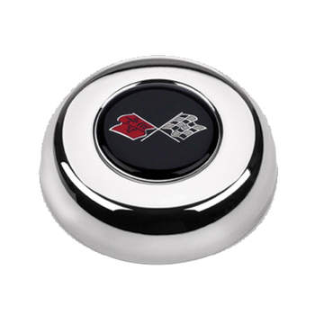 5632 Vette Flags Chrome Horn