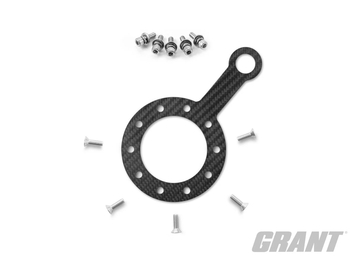 261 Grant 1-Hole Carbon Fiber Steering Wheel Switch Plate