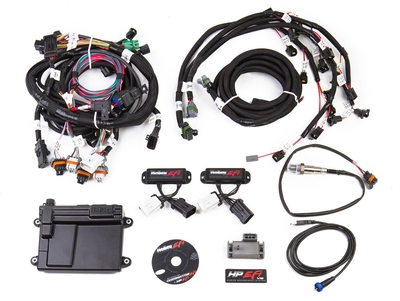 HP EFI ECU & Harness Kits Complete 99-04 2 Valve Ford Modular Engine Plug and Play Kit - Jetronic "Bosch Style" injector harness - Bosch Wideband O2
