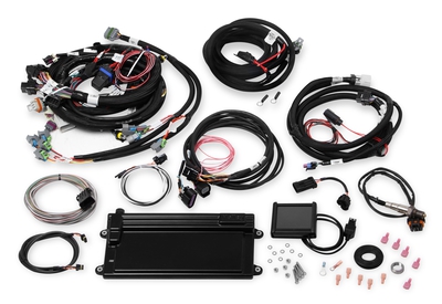 Terminator LS MPFI Kit GM LS2/LS3 Engines and 2007 to current 4.8/5.3/6.0 Truck Engines with 58x crank reluctor - with DRIVE-BY-WIRE & TRANSMISSION CONTROL, No Laptop Required, 3.5" Touchscreen Included