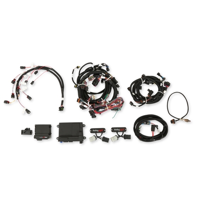 2013-2015.5 Ford Coyote Ti-VCT HP EFI Kit, NTK O2, USCAR INJ Ford Coyote Ti-VCT HP EFI ECU and Ti-VCT Controller Kit with Power Harness, Main Harness, Coil Harness, Injector Harness and Sensors includes NTK Oxygen Sensor