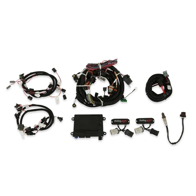 HP EFI ECU and Harness Kits Complete 99-04 4 Valve Ford Modular Engine Plug and Play Kit - Jetronic "Bosch Style" injector harness - Bosch Wideband O2