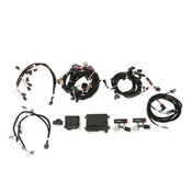 2011-2012 Ford Coyote Ti-VCT HP EFI Kit, NTK O2, USCAR INJ Ford Coyote Ti-VCT HP EFI ECU and Ti-VCT Controller Kit with Power Harness, Main Harness, Coil Harness, Injector Harness and Sensors includes NTK Oxygen Sensor