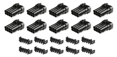 Wideband Connector - Main Harness Side METRIPACK, 8 PIN, MALE, BLACK (10-PACK)