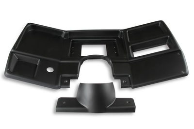 Holley Dash Bezels for the Holley EFI 7" Dashes 1984-1987 CHEVY/ GMC TRUCK HOLLEY BLACK DASH PANEL- No A/C Vents
