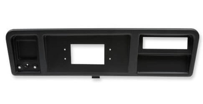 Holley Dash Bezels for Holley EFI 7" Dashes 1973-1979 Ford Truck - Holley 7" Dash Panel - Black - NO A/C Vents