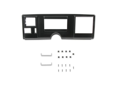 Holley Dash Bezels for the Holley EFI 6.86" Dashes 1988-1994 CHEVY /GMC TRUCK HOLLEY BLACK DASH PANEL